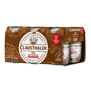 Clausthaler Dry Hopped IPA 330mL Can Case of 24